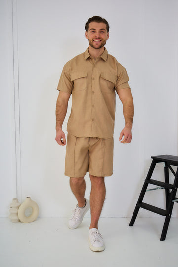 Short Sleeve Shirt and Shorts Set