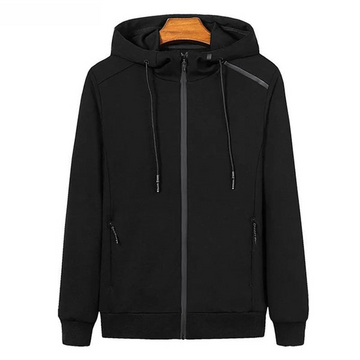 PLAIN HOODIE - BLACK