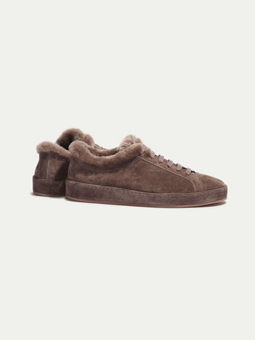LINED ASH GRAY TRAINER