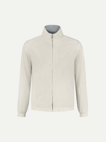 GREY COAT - DETACHABLE FUR