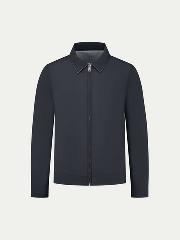 NAVY REVERSIBLE MEN JACKET