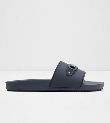 WATERFRONT MULES SLIDES - MONOGRAM